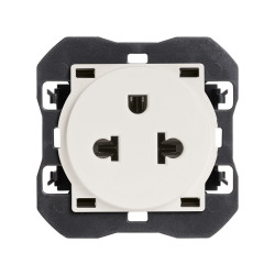 Base de enchufe euroamericana Simon