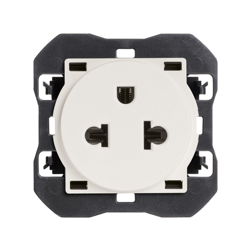 Base de enchufe euroamericana Simon