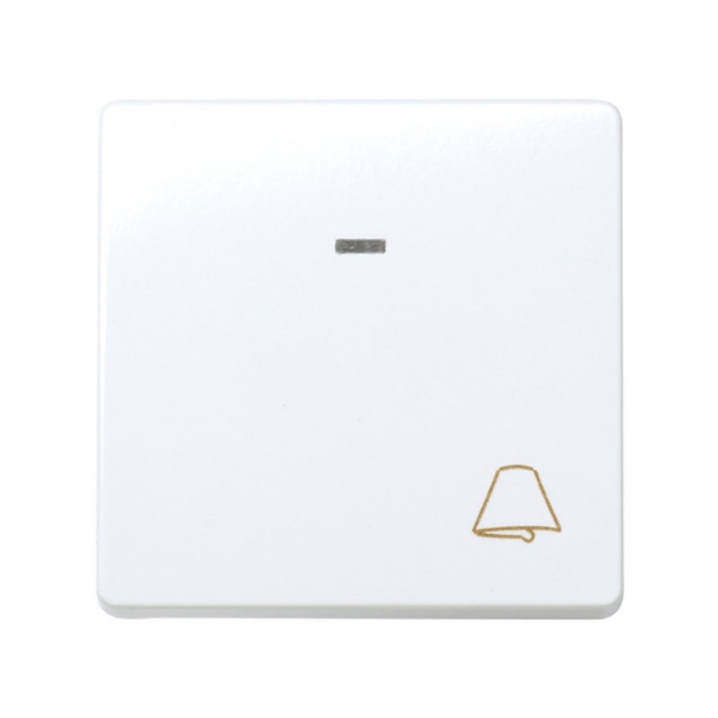 PULSADOR CON GRABADO CAMPANA Y LUMINOSO Simon