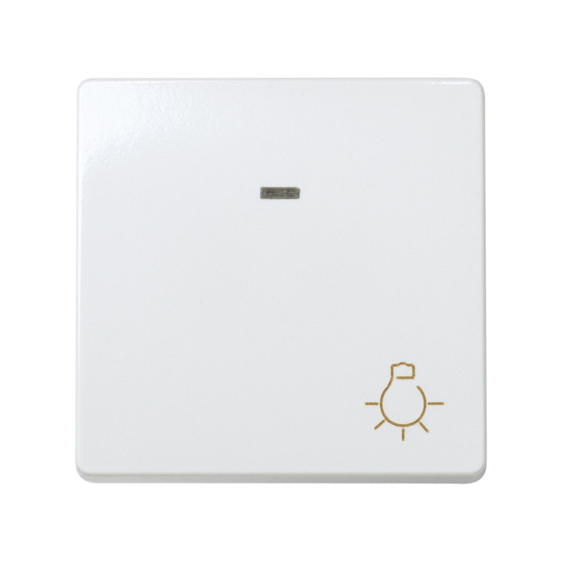 PULSADOR CON GRABADO LUZ Y LUMINOSO Simon