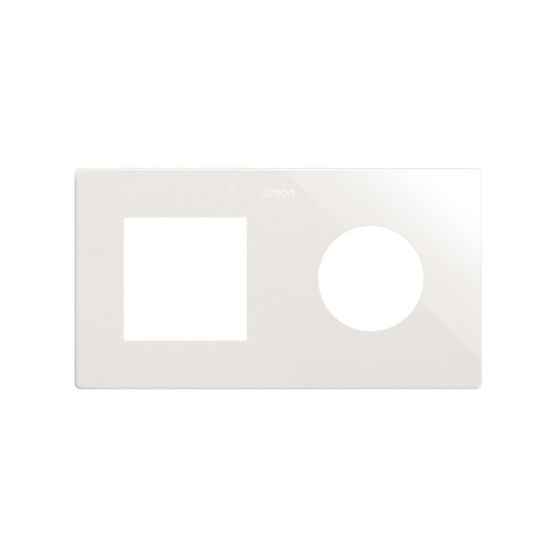 Marco composición 2 elementos ICON + estética Mínima para CLEAN schuko Simon