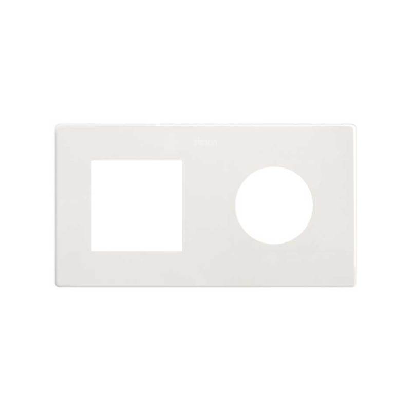 Marco minimo 2ele. enchufe + ancho Simon