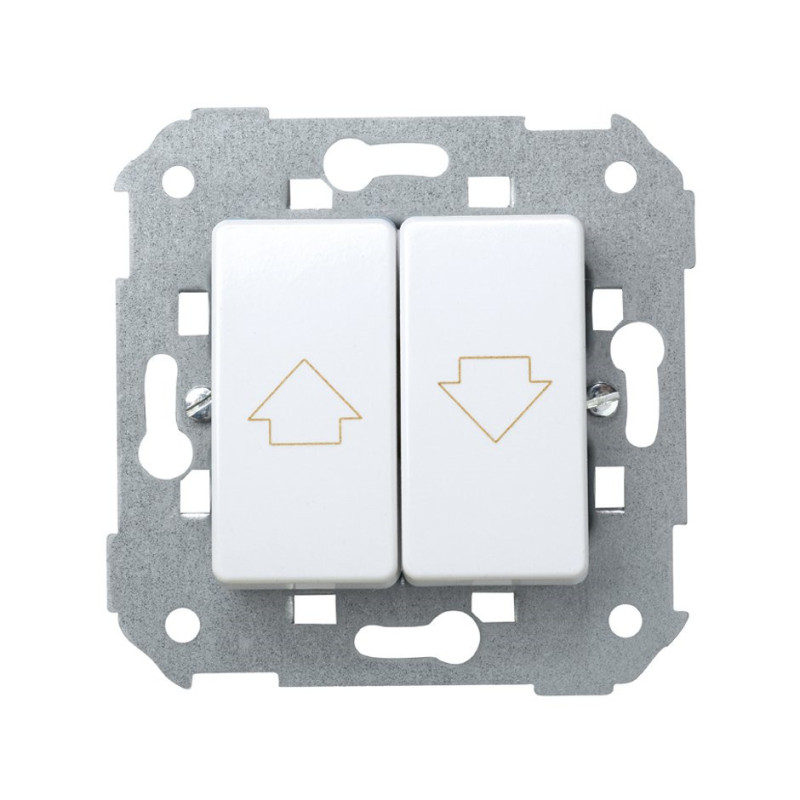 GRUPO 2 PULSADORES CON GRABADO PERSIANAS Simon