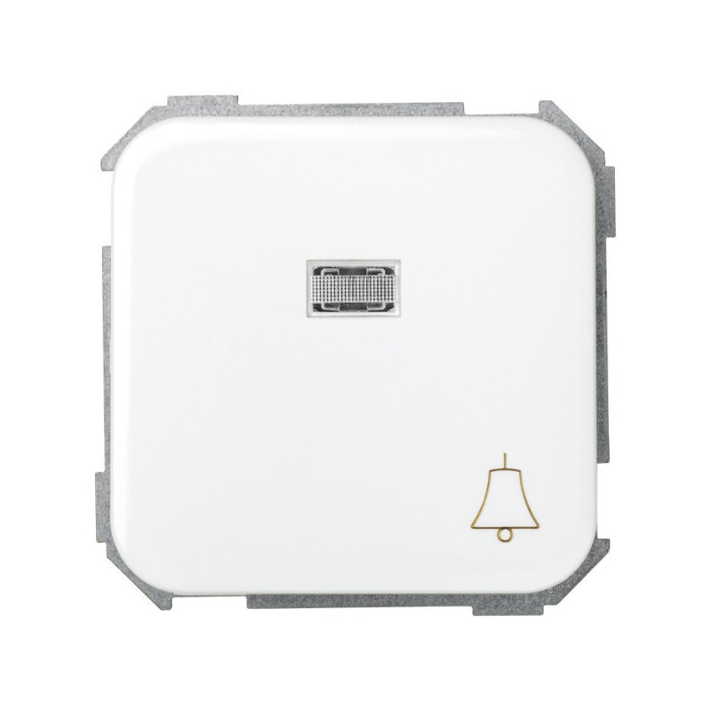 PULSADOR CON GRABADO CAMPANA LUMINOSO Simon