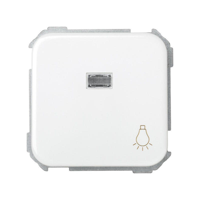 PULSADOR CON GRABADO LUZ LUMINOSO Simon