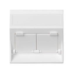 PLACA VD INCLINADA CG PARA 2 MÓD BLANCO Simon