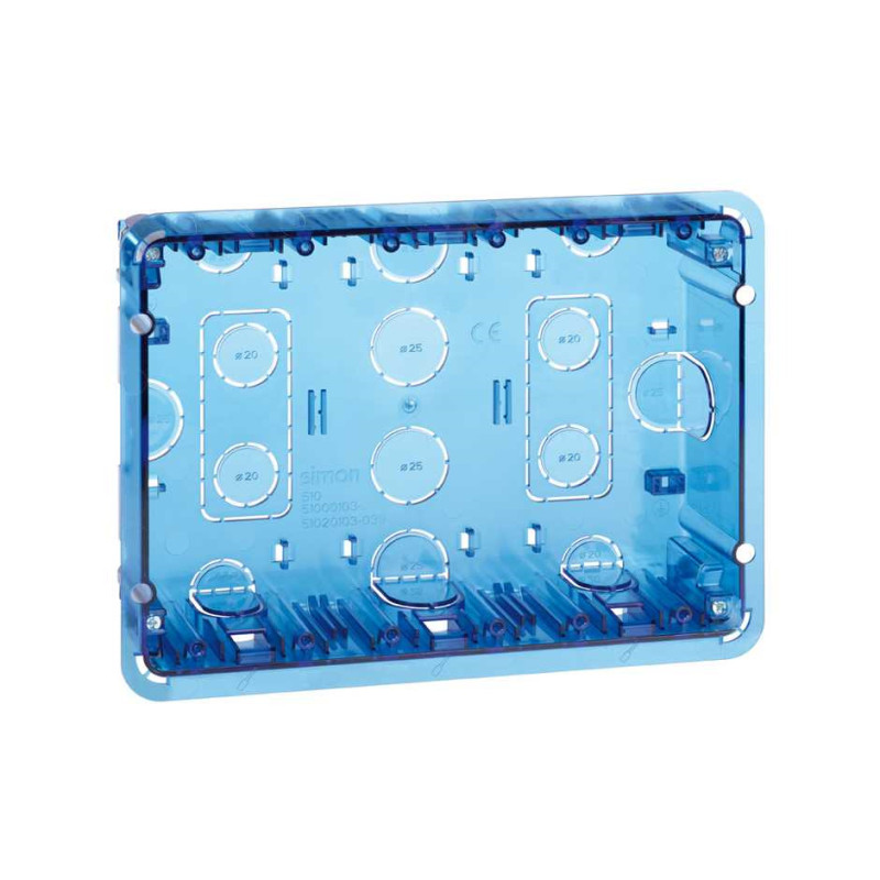 CAJETÍN EMPOTRAR 3 MÓDULOS Simon