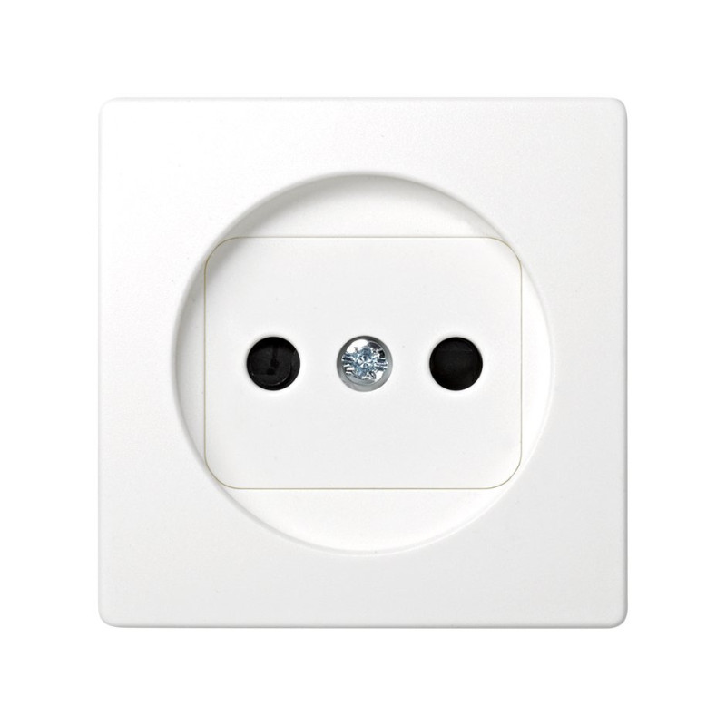 TAPA BASE BIPOLAR CON OBTURADOR (BLANCO) Simon