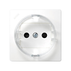 TAPA BASE SCHUKO CON OBTURADOR (BLANCO) Simon