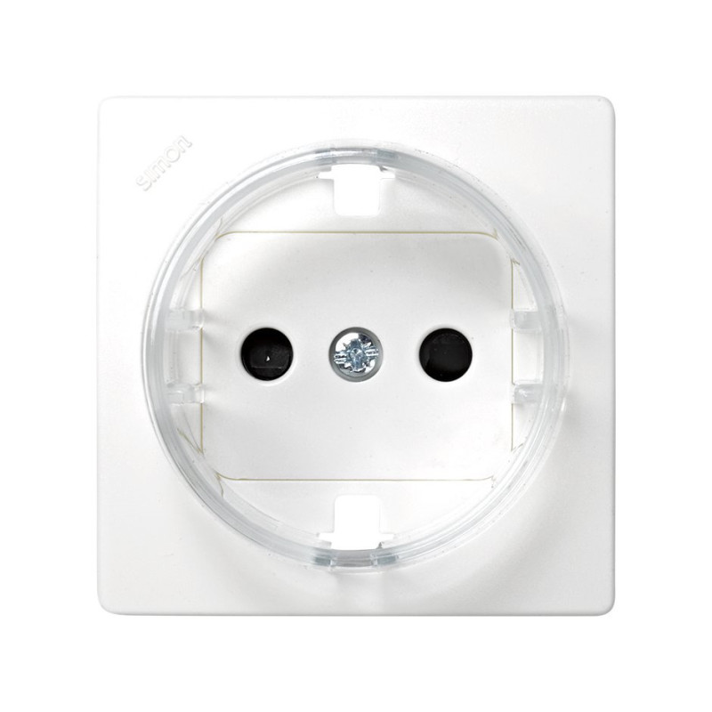 TAPA BASE SCHUKO CON OBTURADOR (BLANCO) Simon