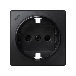 TAPA BASE SCHUKO CON OBTURADOR (GRAFITO) Simon