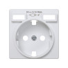 Tapa base enchufe schuko con 2 USB A+A Simon