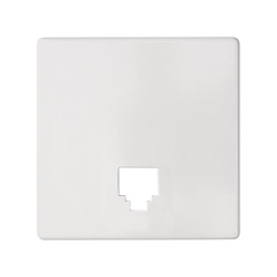 Placa para tomas telefónicas RJ11 y RJ12  Simon