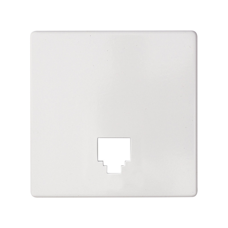 Placa para tomas telefónicas RJ11 y RJ12  Simon