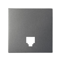 Placa para tomas telefónicas RJ11 y RJ12  Simon