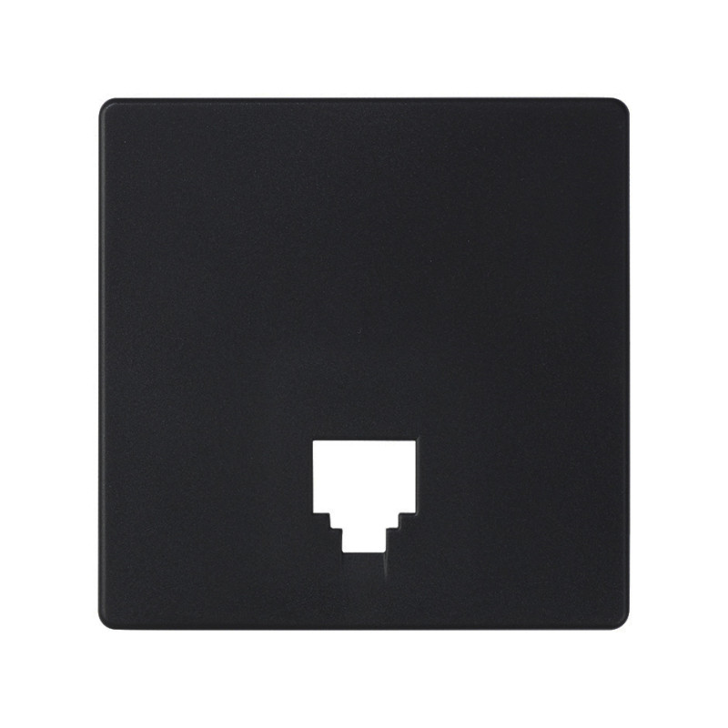 Placa para tomas telefónicas RJ11 y RJ12  Simon