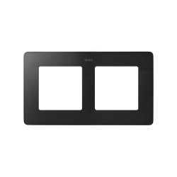 MARCO 2 ELEM. GRAFITO base aluminio Simon