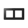 MARCO 2 ELEM. GRAFITO base aluminio Simon
