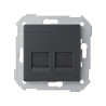TAPA INFORMATICA 2 CONECTORES RJ45 UNIV. Simon
