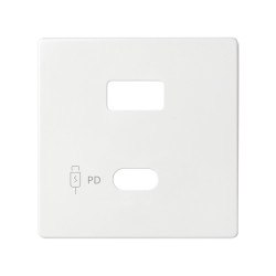 Tapa cargador USB doble C+A Simon