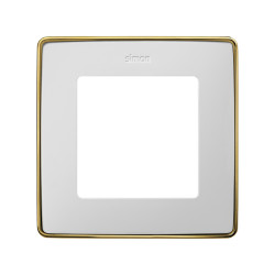MARCO 1 ELEM. BLANCO base oro Simon
