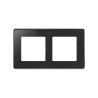 MARCO 2 ELEM. GRAFITO base cromo Simon