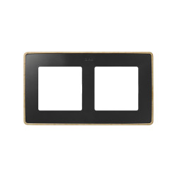 MARCO 2 ELEM. NEGRO MATE base Haya Simon