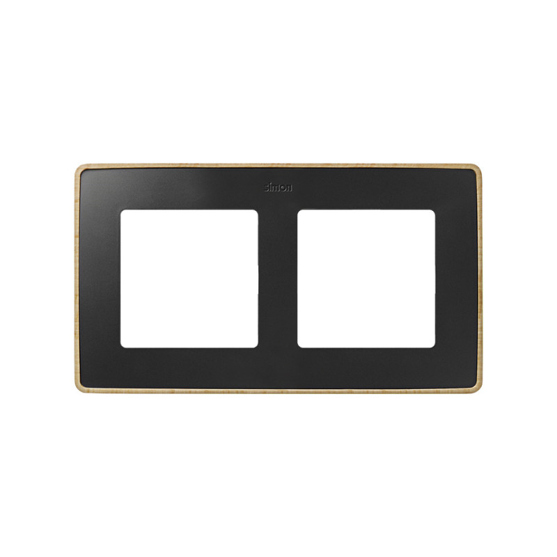 MARCO 2 ELEM. NEGRO MATE base Haya Simon