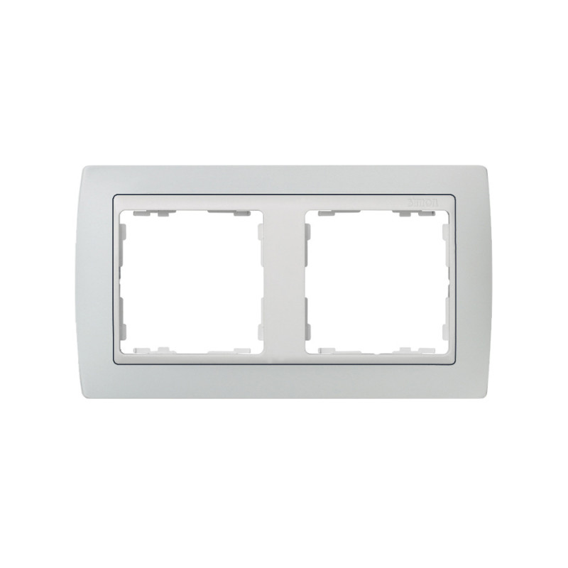 MARCO 2 ELEMENTOS.GRIS /ZOCALO BLANCO Simon