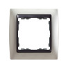 MARCO 1 ELEM.ALUMINIO MATE /ZOC.GRAFITO Simon