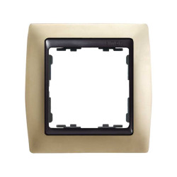 MARCO 1 ELEMEN.CAVA MATE /ZOCALO GRAFITO Simon