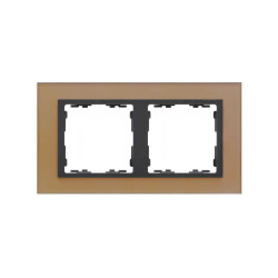 MARCO 2 ELEMENTOS NATURE CRISTAL COBRE Simon