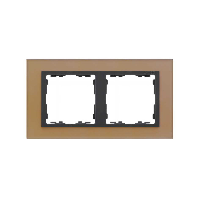 MARCO 2 ELEMENTOS NATURE CRISTAL COBRE Simon