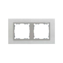 MARCO 2 ELEMENTOS NATURE INOX MATE ALUMINIO Simon