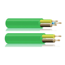 Manguera Libre de Halógenos Verde 3x1mm por Metro [E3-13910]