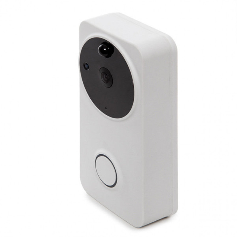 Interfono Wifi 1Mp - Audio Bidireccional - Detección Movimiento-Sonido - Visión Nocturna - Compatible Alexa-Google Home