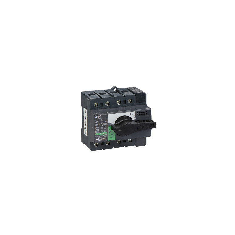 INTERRUPTOR 4P 40A INS A INTERPACT EMP.NEGRA