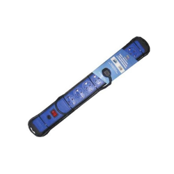 BASE MULTIPLE 6 TOMAS CON PROTECTOR+INTERRUPTOR 3 MTS.