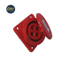 BASE EMPOTRAR CETAC 3 P+T ROJA 16 A