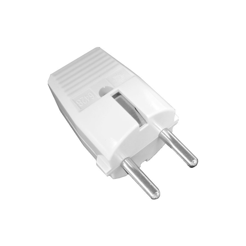 CLAVIJA SCHUKO T/TL 4,8 mm. RETRACTILADA