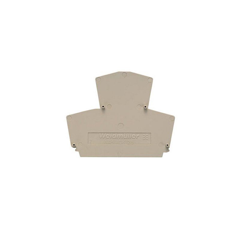 TAPA FINAL DOBLE PISO 2,5 / 4 Weidmuller WAP WDK 2,5 ref. 105910 / 1059100000