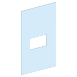 Placa frontal para Vigi NSX250 - vertical -fijo - mando maneta ref. 3293 Schneider Electric [PLAZO 3-6 SEMANAS]