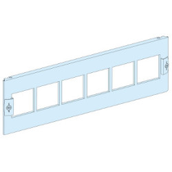 Tapa metálica perforada, 3 módulos, 6 aparatos 72 x 72 mm ref. 3910 Schneider Electric [PLAZO 3-6 SEMANAS]
