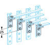 4 escuadras de cobre 250 A conexión entre 2 juegos de barras ref. 4190 Schneider Electric [PLAZO 3-6 SEMANAS]