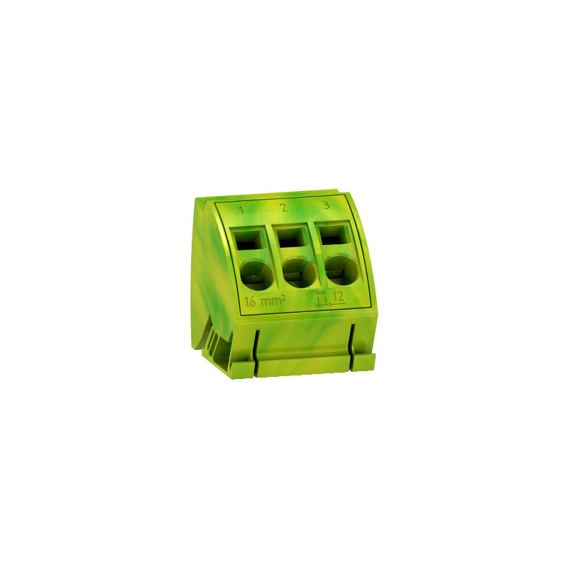 4 bloques de tierra con bornas de resorte de 3x16 mm2 conexión rápida Linergy TB ref. 4215 Schneider Electric [PLAZO 3-6 SEMANAS