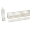 4 canaletas horizontales 6030 mm, longitud 450 mm + soportes ref. 4257 Schneider Electric [PLAZO 3-6 SEMANAS]