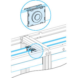 1 empalme para barras horizontales, ancho 50/60 mm ref. 4640 Schneider Electric [PLAZO 3-6 SEMANAS]