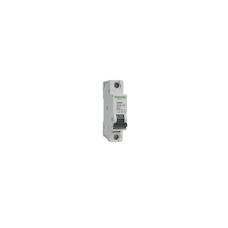 ICP-M C60N interruptor automático magnetotérmico 1P - 1.5A - 6kA - 230/400 V ref. 11887 Schneider Electric [PLAZO 3-6 SEMANAS]