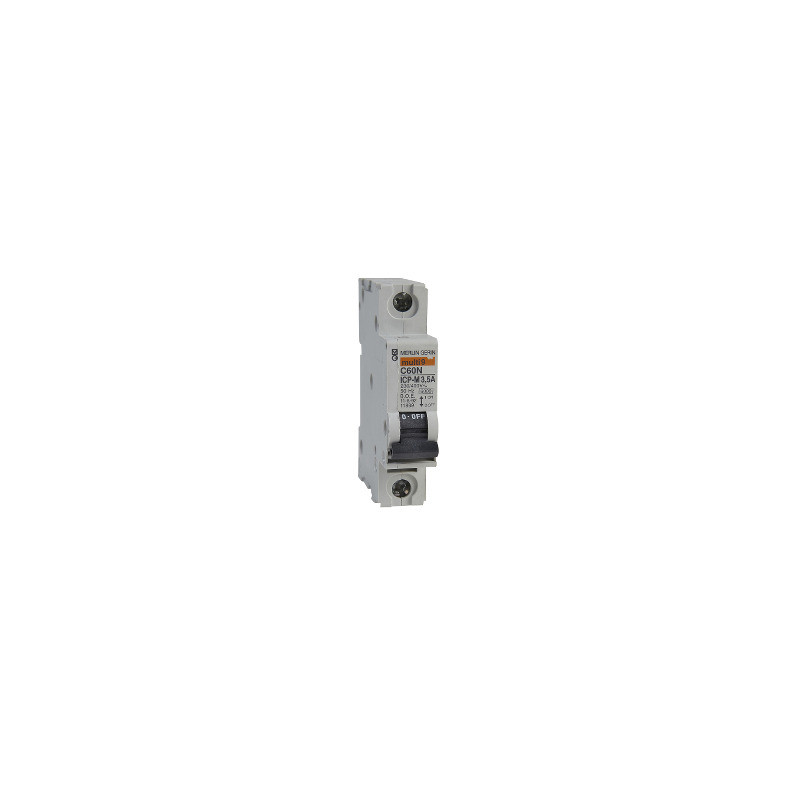 ICP-M C60N interruptor automático magnetotérmico 1P - 3.5A - 6kA - 230/400 V ref. 11889 Schneider Electric [PLAZO 3-6 SEMANAS]