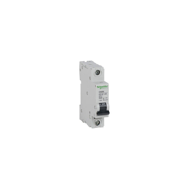 ICP-M C60N interruptor automático magnetotérmico 1P - 7.5A - 6kA - 230/400 V ref. 11891 Schneider Electric [PLAZO 3-6 SEMANAS]